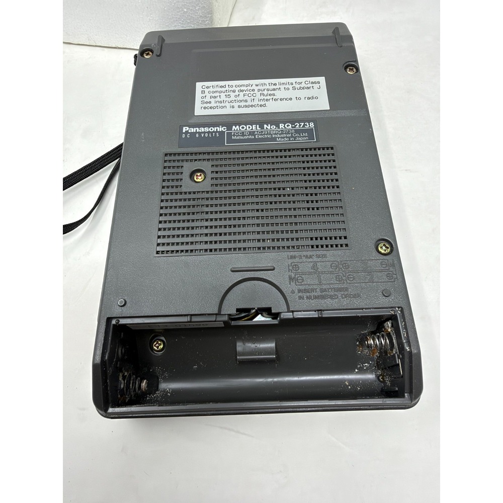 Vintage Panasonic RQ-2738 Computer Program Cassette Recorder Box Tested Works - Picture 10 of 11